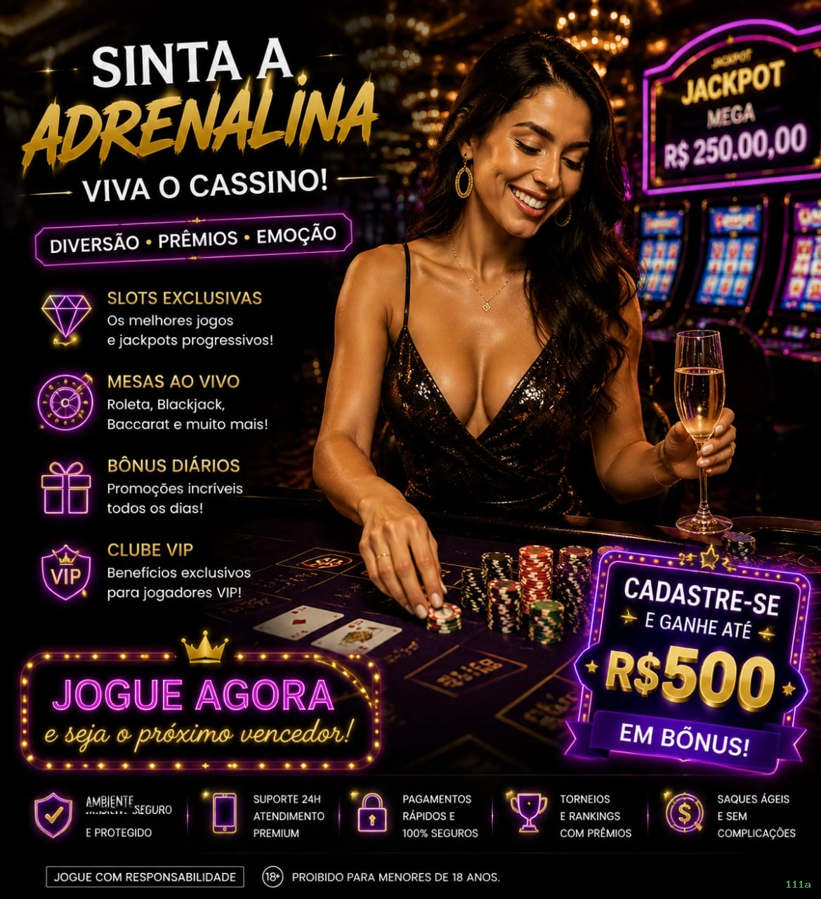Canal oficial da 111a no Telegram